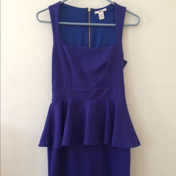 Bar III Dresses & Skirts - Royal purple peplum dress Bar III Dresses & Skirts - Royal purple peplum dress
